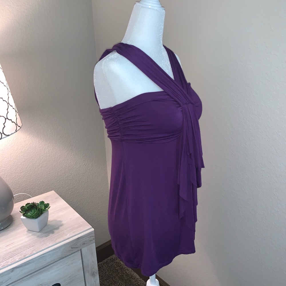 Ella Moss High Neck Ruffle Top - Picture 3 of 7